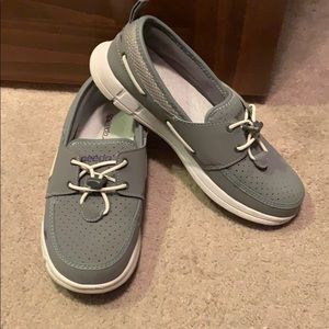 Speedo Size 8 Grey Boat Shoe